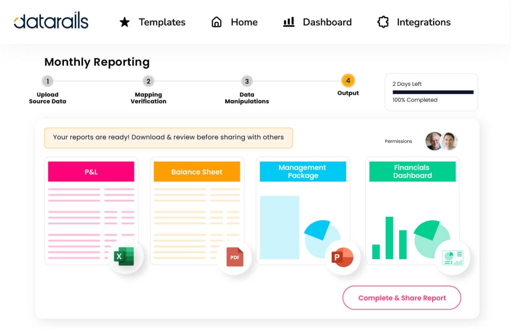 datarails Reporting